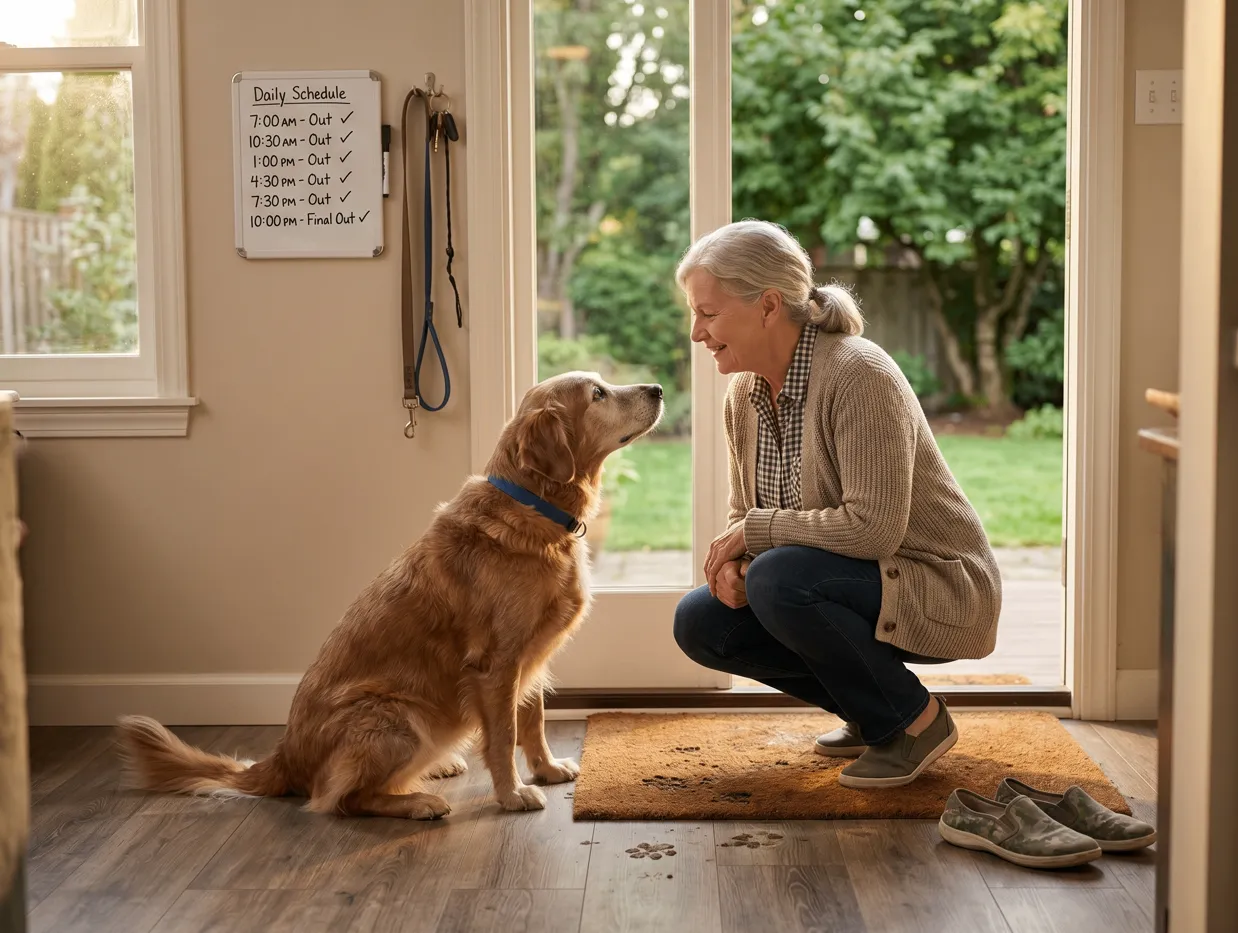 House Training Schedule For Senior Dogs With Bladder Weakness