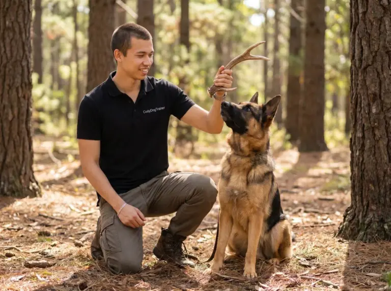 Shed Antler Retrieval Progression For Active Wilderness Scouting Dogs