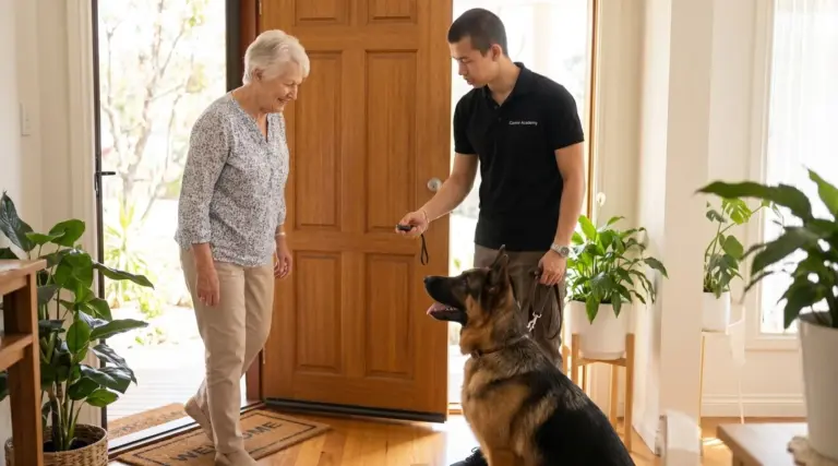 Solutions For Habitual Jumping Behavior On Elderly Home Visitors